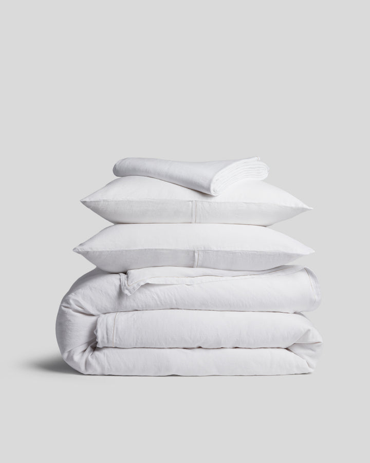 Linen Tencel Venice Set - White F/Q